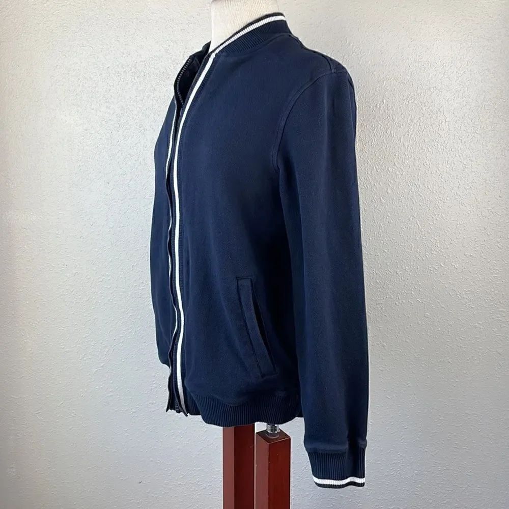 Merona Blue Full Zip Jacket Size S EUC - Picture 3 of 6